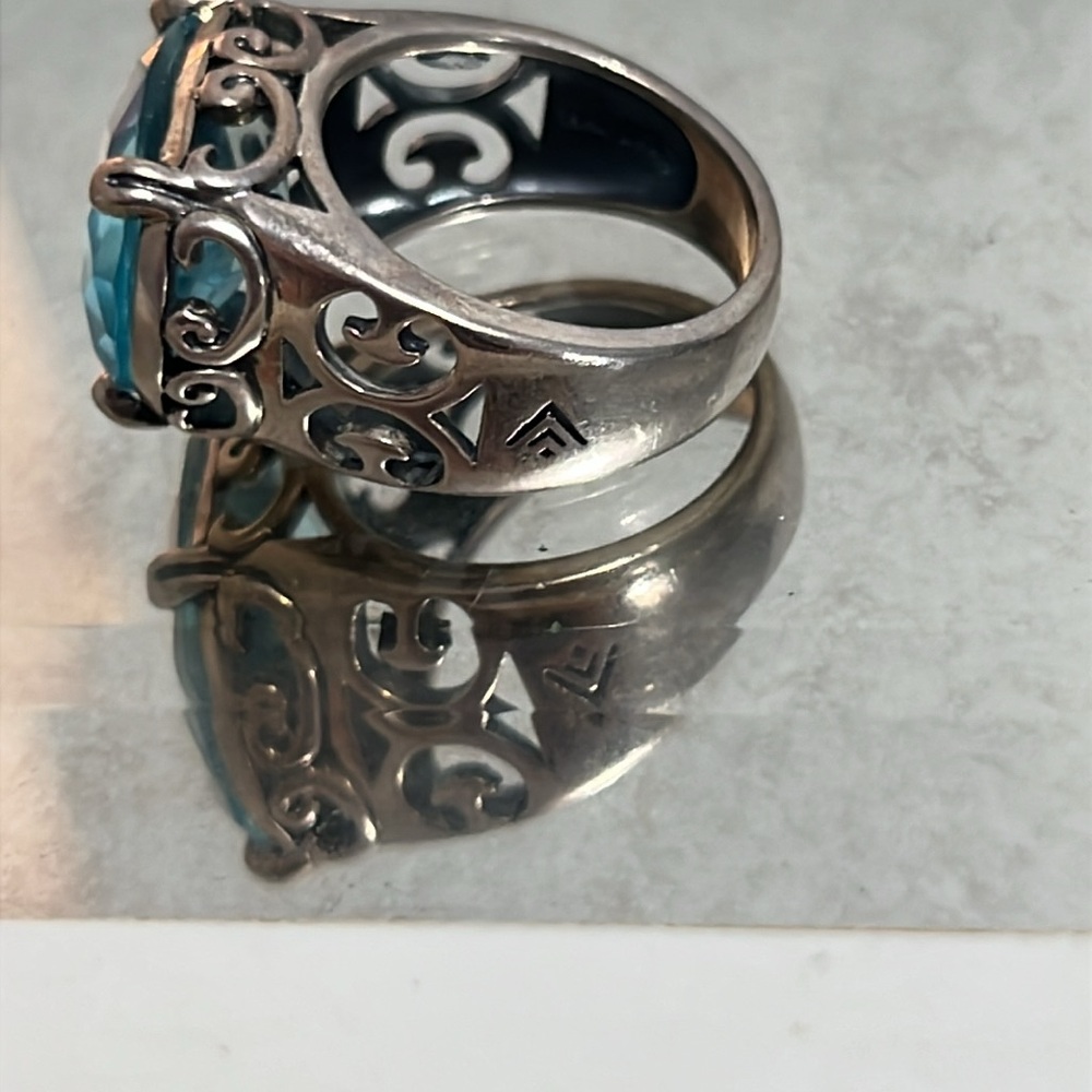 Silpada blue cove ring in size 7 - Picture 7 of 7